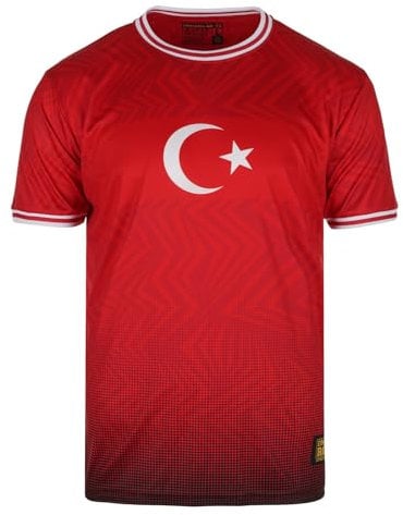 Fußballtrikots, Fußball Trikot Türkei, Nationalmannschaften, Fan-Trikot, Türkei Trikot - Fußball T-Shirt (M)