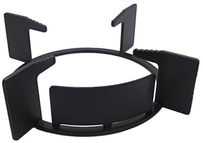BIRJXVTO Le Wok Ring Support de Wok, anneau de Support de Wok, cuisinière à gaz en fonte, Support de Wok for la cuisine domestique, accessoires de table de cuisson (noir)