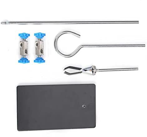 Chemistry Laboratory Stand Set, 30cm Stand with Clamp, with Retort Ring Flask Tube Clamp Rod Chemistry Physics Equipment