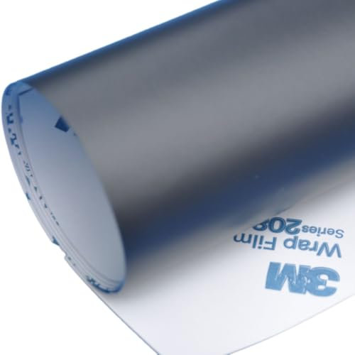 Folmo 58,99€/m2 Autofolie 3M Matt Black Folie 2080-M12 [ 30 x 152 cm ] schwarz matt Autofolie, selbstklebend, blasenfrei inkl. ultrafeines Microfasertuch