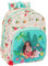 safta Vaiana Kinderrucksack, ideal für Kinder verschiedener Altersgruppen, bequem und vielseitig, Qualität und Widerstandsfähigkeit, 28 x 10 x 34 cm, Beige/Blau, Beige/Blau, Estándar, Casual