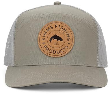 Simms Unisex-Erwachsene 7-Panel Trucker Baseballkappe, Lorbeerblatt, One Size