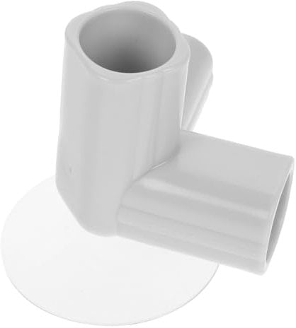 ibasenice 3 -Leitplanke Laufstall Ersatzteile Laufstallzubehör Laufgitter Eckverbindungen Zubehör für Laufställe T-förmige Winkelstücke Rostfreier Stahl Light Grey