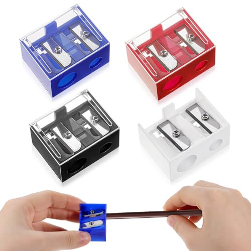 4 Stück Eyeliner Anspitzer Für Kajalstifte Kosmetik-Bleistiftspitzer Kajalstift Spitzer Dicke Und Dünne Stifte Makeup Anspitzer Spitzer Kosmetikstifte Pencil Sharpener Für Augenbrauenstift
