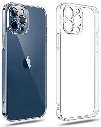 MYSXSWHL Funda de teléfono Ultrafina Transparente para iPhone 11 12 13 14 15 16 Pro X XR XS MAX Mini 7 8 Plus SE Funda Trasera de Silicona Suave Transparente, 01, para iPhone 16 Pro