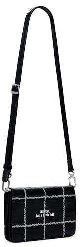 Desigual Geldbörse Mone Mai-Taimagda Tiny Zip Clutch Black schwarz