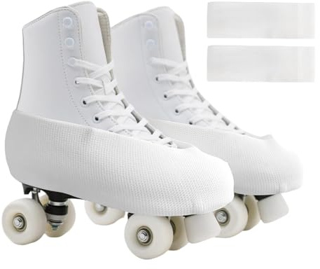 Generisch Reusable Skate Sleeves, Lightweight Flexible Covers, Hockey Skate Guard with Absorbent Lining, Soft Cloth Wrap, Sports Equipment with Quick Dry, Ice Practice Supplies for Teens Adults
