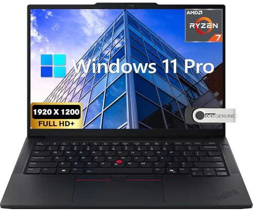 Lenovo ThinkPad E14 Gen 7 Business Laptop, 14 FHD+ Display, AMD Ryzen 7 250 (Beat i7-1255U), 32GB RAM, 1TB SSD, Backlit Keyboard, HDMI, RJ45, Wi-Fi 6E, Windows 11 Pro, Black