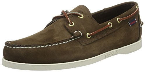 Sebago Herren Docksides Portland Nubuck Bootsschuhe, Braun (Dk Brown 901), 45 EU