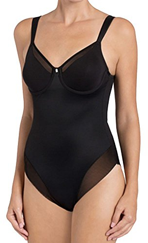 Triumph Donna True Shape Sensation BSW, Shapewear Body wired, BLACK, 4D