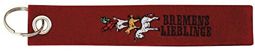 Fan-O-Menal Filz-Schlüsselanhänger mit Stick Bremens Lieblinge Gr. ca. 17x3cm 14217 rot