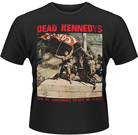 Plastic Head Men's Dead Kennedys Convenience Or Death Crew Neck Short Sleeve T-Shirt