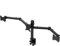 Thingy Club Adjustable Triple Arm LCD LED Monitor Desk Mount Stand Bracket for 10-27 Screens with 45° Tilt, 360° Rotation & 180° Pull Out Swivel Arm