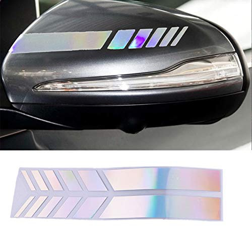 YOUNGFLY 2 Stück Auto-Rückspiegel-Aufkleber Dekoration, DIY Auto Karosserieaufkleber, Seitenaufkleber, Streifen Aufkleber für SUV, Vinyl-Grafik