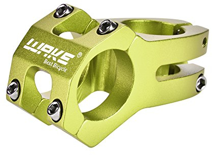 31,8 Fahrrad Vorbau, 31,8 mm Lenkervorbau Kurze Fahrradlenker Vorbau Aluminiumlegierung Mountainbike-Lenker festem Vorbau Fahrradzubehör (grün)
