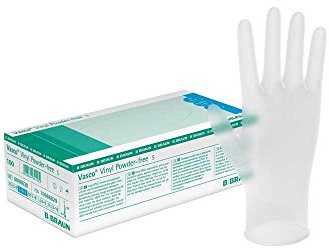 B.Braun Vasco Vinyl M Vinylhandschuh Untersuchungshandschuh Einweghandschuh 100 Stück