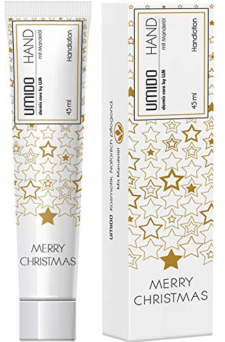72x UMIDO Hand-Lotion 45 ml Mandelöl Weihnachten | Handcreme | Creme | Pflegecreme | Lotion | Hautpflege