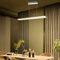 PADMA 18W LED Pendelleuchte Höhenverstellbar Esstischlampe Warmweiß, Modern Hängelampe Küchelampe, Länge: 71CM, Aluminium für Wohnzimmer Schlafzimmer Küche