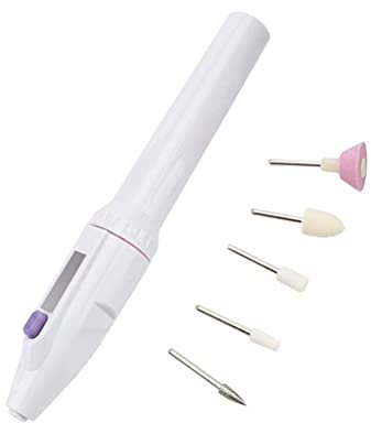 Oyria Juego de pulidor de uñas eléctrico, Cortador de uñas, Lima de uñas, pedicura, Lima de manicura, eliminación de Callos con 5 Brocas Intercambiables
