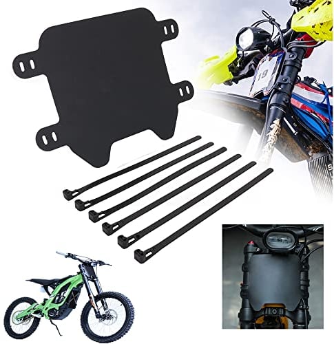 Number Plate for Surron Electric Dirt Bike Front Registration Plate Plastic for Sur-Ron SurRon Sur Ron X/S Electric Bike Light Bee
