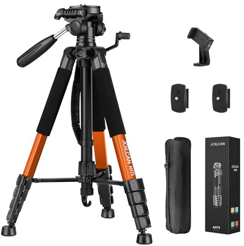 JOILCAN 74 Tripod for Camera Cell Phone Video Photography