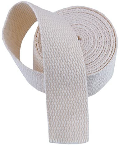 YunYunStrap Sangle Coton pour Sacs, Laisse, Artisanat, Accessoires de Plein air, 9 mètres/Rouleau
