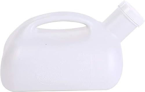 BAZAC Urinario Masculino Grande de 3000ML, urinario portátil para Hombre, Orinal para Orinal, urinario de Viaje para Inodoro