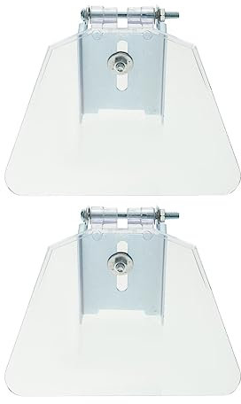 2Pcs Bench Guards, Angle Stand Replacement Eye Shields for Bench Transparent Panel Including Mounting Screws