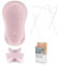 Hylat Baby Set: Baby Badewanne mit Gestell, Badesitz und Abfluss - TÜV Rheinland zertifiziert - ideale Lösung für die tolle Badeerlebnisse - Lite-Kollektion - Farbe: Rosa, Motiv: Friends