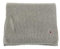 Tommy Hilfiger Herren Schal Flag Pima Cotton Cash aus Rippstrick, Grau (Mid Grey Heather), Einheitsgröße