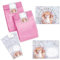 Minkocards 12 Einladungskarten zum Kindergeburtstag Mädchen Katze Einladungen zum Mädchengeburtstag incl. 12 Umschläge, 12 Partytüten/rosa, 12 Aufkleber