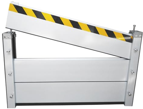 Barrière Mobile de Protection Contre les Inondations,Barrière de Protection Contre les Inondations en Alliage D'aluminium,Déflecteur D'eau de Protection Contre les Inondations (90×60CM)
