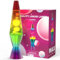 AONESY Lavalampen für Erwachsene Kinder 37cm Lavalampe Regenbogenfarbe Retro Astro Lampe für Zuhause Dekoration Schönes Licht Geschenk für Weihnachten Geburtstag