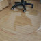 Alfombrilla Protectora para Suelos de PVC,Protector Suelo Transparente,Protector Suelo Silla Ruedas Redonda,Alfombra Protectora de Piso de Madera Dura,Debajo Escritorio (70cm,1.5mm)