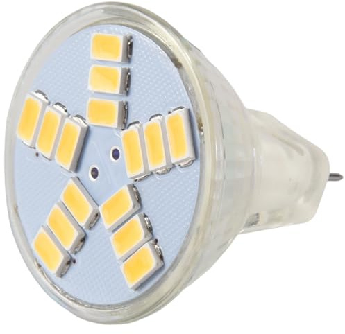 Hermosiey 3W MR11 GU4 250LM LED Birne Lampe 15 5630 SMD Warmweiss Licht