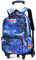 Rucksack mit Rollen Kinder Trolley Rucksack Schulrucksack mit Rollen Kinder Schultasche mit Rollen Schulranzen mit Rollen Jungen Teens 30x21x46cm