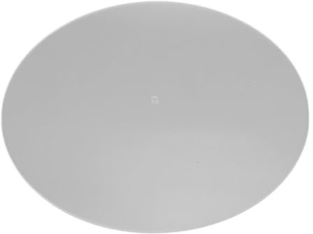 Tappetino per Giradischi in Acrilico per Tappetino Antiscivolo per Giradischi, Tappetino Antistatico da 12 Pollici con Effetto Luminoso, Accessorio Hi Fi, Migliora la qualità