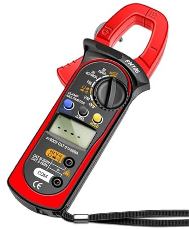 Pinza amperometrica PN106 300 V/CAT II 600 V 600 A AC/DC Corrente Tensione Multimetro digitale ad alta precisione Vero RMS Tester(PN106 Pro)