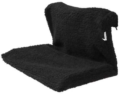 DOITOOL Cama Colgante para Gatos con Estructura de Hierro Cama de Radiador Cálida de Forro Polar Fácil de Instalar para Mascotas Invierno Color Negro