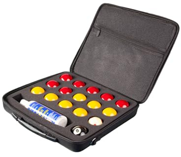 Britannia Nylon Ball Carry CASE for UK 2″ Pool Ball Set (Please Note CASE ONLY)