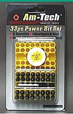 33 Piece Power Bit Set Power Tool Accessory Magnetic Driver Bits + Storage Case