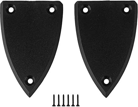 BQLZR Schwarz 1 Schicht Dreieck Truss Rod Cover F¨¹r Gitarre Pack Von 2