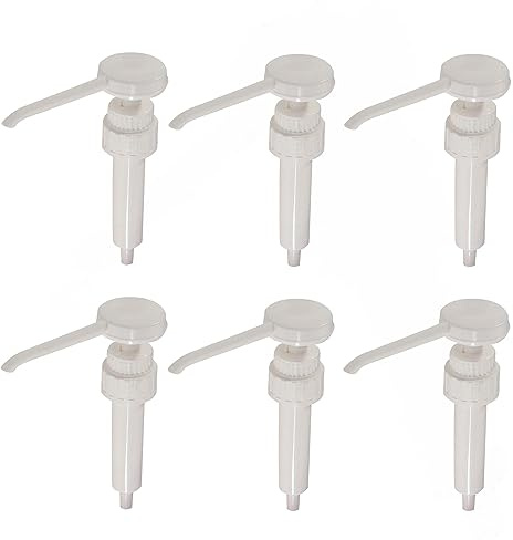 2Work Pelican Dispensing Pump 30cc White (Pack of 6) 2W06419