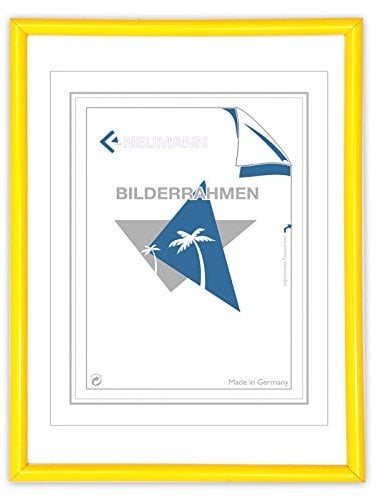 Neumann Bilderrahmen Kunststoffrahmen CLASSIC, 60x80 cm, gelb