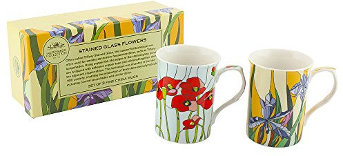 Leonardo Stained Glass Flower Mug Set 2