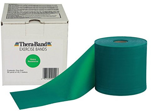 Thera-Band Latexfreies Professionelles Widerstandsband, hohe Widerstandskraft, Rolle mit 45,7 m