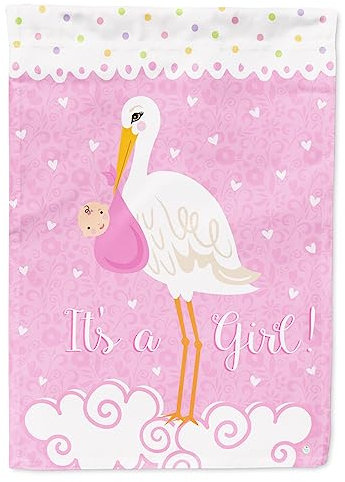 Caroline 's Treasures vha3013gf IT 'S A BABY GIRL Flagge Garten, klein, multicolor