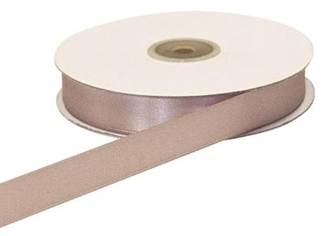 Nastro Tessuto Doppio Raso 15Mm X 50Mt Cipria Cod.37