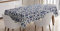 ABAKUHAUS Arabeske Tischdecke, Marokkanischer Orient, Für den Inn und Outdoor Bereich geeignet Waschbar Druck Klar Kein Verblassen, 140 x 240 cm, Zinnoberrot Indigo Creme Blau