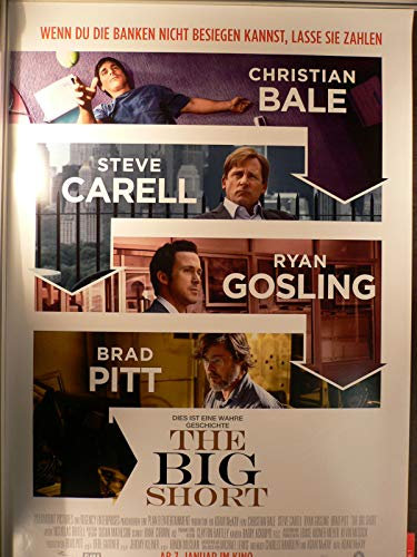 The Big Short - Filmposter A1 84x60cm gerollt